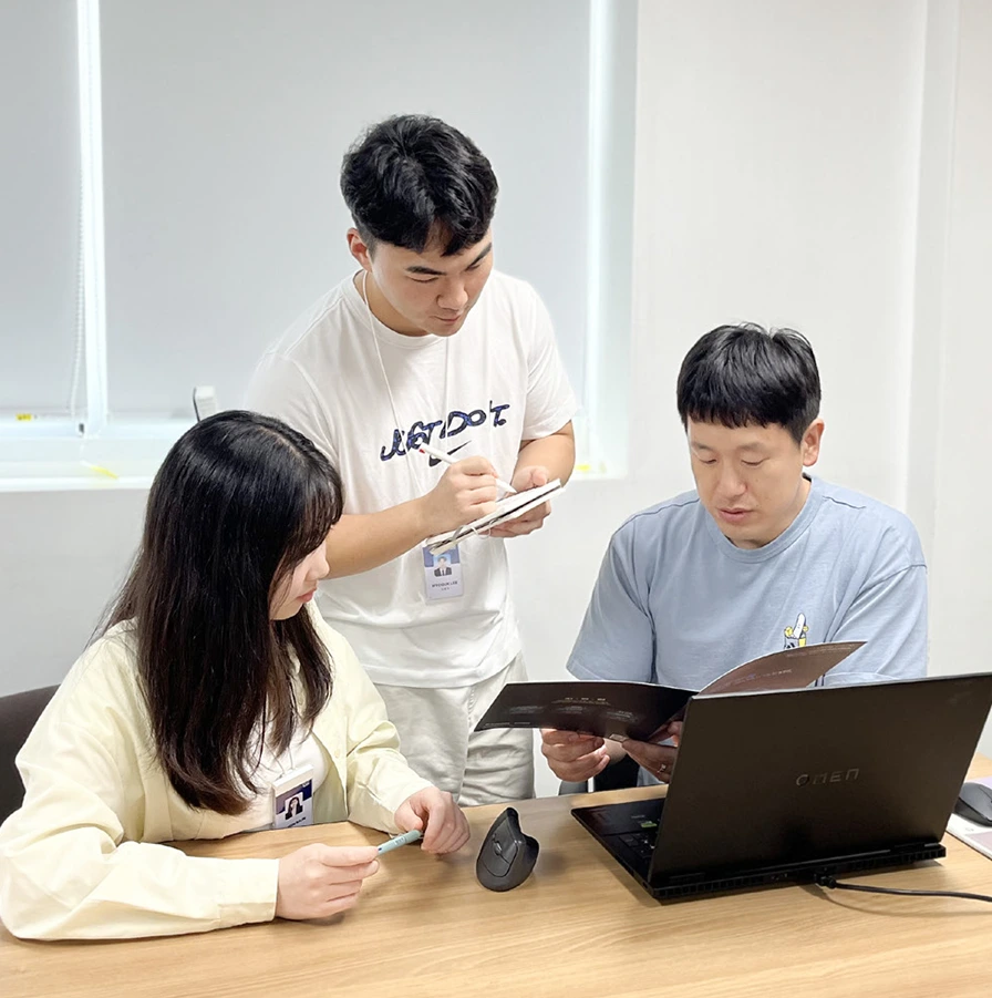 회의 모습 회의 모습