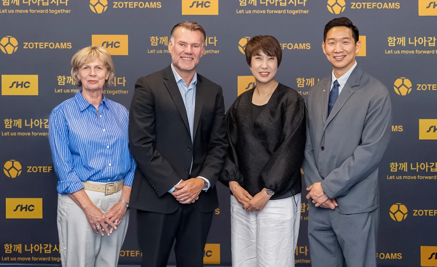 SHC X Zotefoams 합작 법인 협약 체결 SHC X Zotefoams 합작 법인 협약 체결