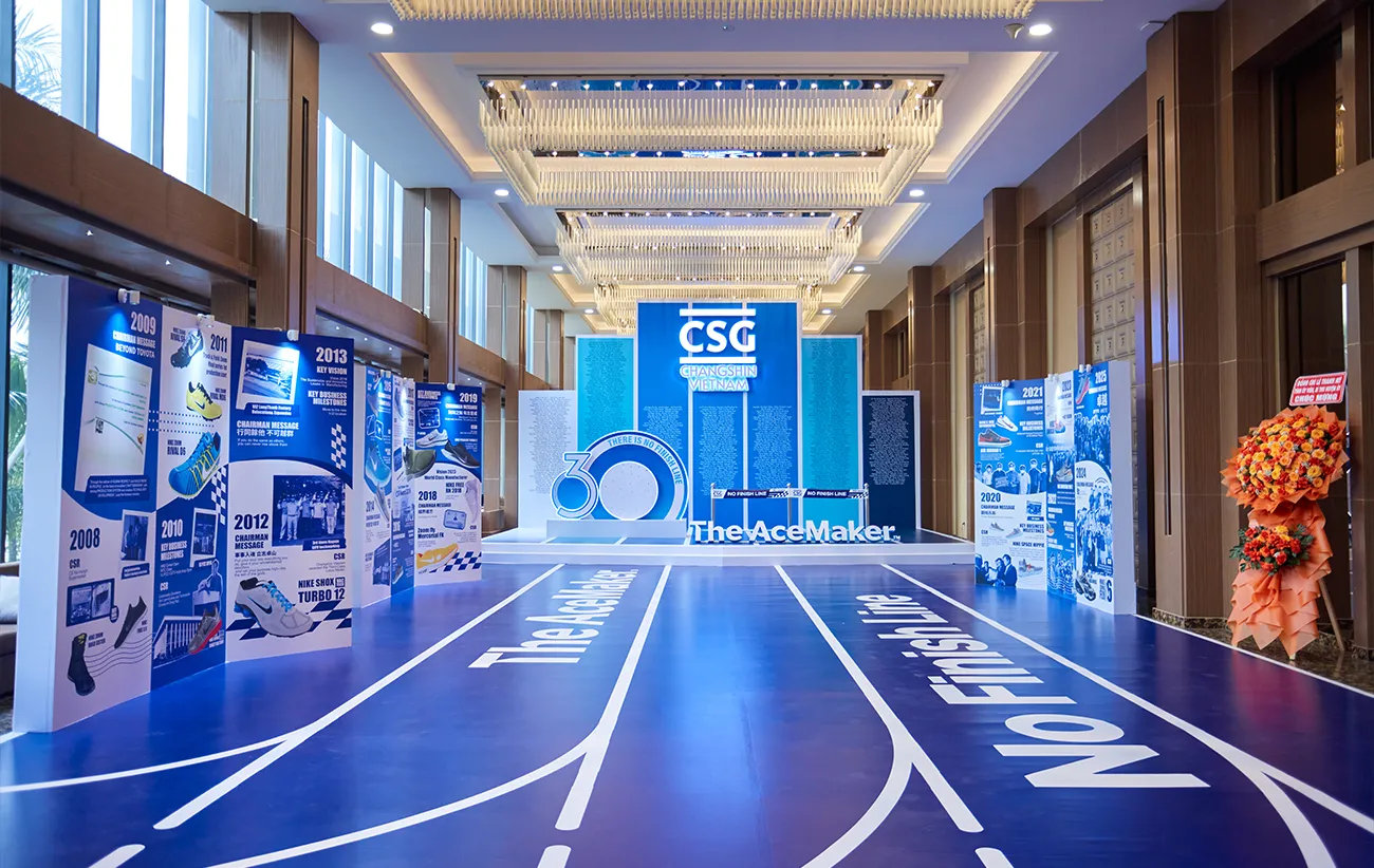 VJ, 30주년 기념 행사장 내 히스토리 월