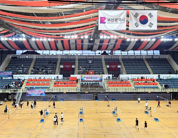 제 40회 부산배드민턴협회장기 배드민턴대회 현장